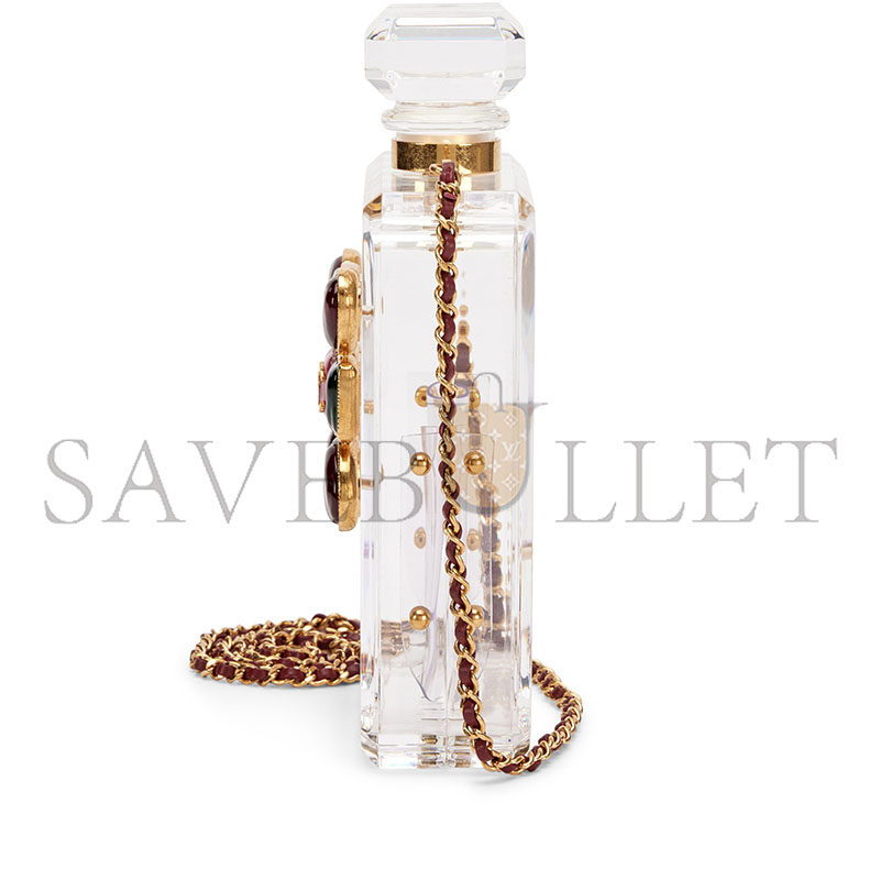 Ch**el master limited edition green and red gripoix maltese perfume minaudiere (20*12*4cm)